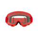 Maschera Oakley O Frame MX rossa lente chiara motocross enduro dh