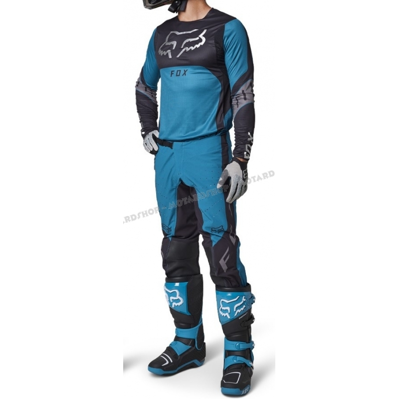 Completo motocross FLY RACING 2023 KINETIC KORE blu e nero enduro quad