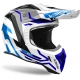 CASCO AIROH AVIATOR ACE 2 GROUND bianco blu motocross, enduro quad