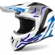 CASCO AIROH AVIATOR ACE 2 GROUND bianco blu motocross, enduro quad