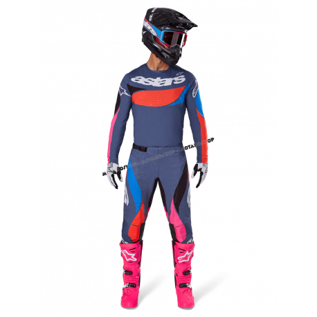 Completo motocross Alpinestars TECHSTAR DREEM 2025 grigio multicolor 2024 enduro Quad