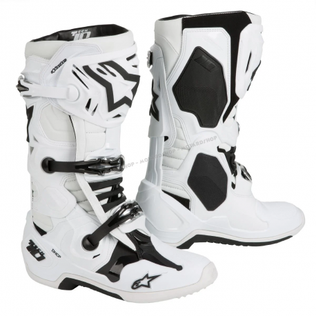 Stivali ALPINESTARS TECH 10  WHITE motocross enduro quad