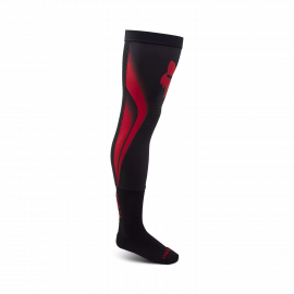 FOX FLEXAIR Knee Brace rosso fluo calza lunga per ginocchiera motocross enduro quad