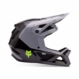 Casco FOX RAMPAGE BARGE grigio nero mtb dh enduro