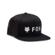 FOX Cappellino Absolute snapback nero 