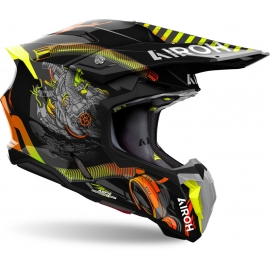 CASCO AIROH TWIST 3 TOXIC motocross, enduro quad