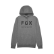 FOX Felpa con Cappuccio Non Stop grigia casual motocross