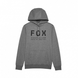 FOX Felpa con Cappuccio Non Stop grigia casual motocross