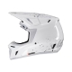 Casco motocross LEATT 8.5 V25 bianco enduro quad in fibre composite