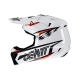 Casco motocross LEATT 3.5 V25 bianco nero enduro quad 