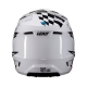 Casco motocross LEATT 3.5 V25 bianco nero enduro quad 