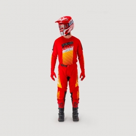 Completo motocross enduro LEATT RIDE KIT 3.5 rosso