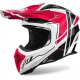 CASCO AIROH AVIATOR ACE 2 ENGINE bianco rosso lucido motocross, enduro 