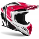 CASCO AIROH AVIATOR ACE 2 ENGINE bianco rosso lucido motocross, enduro 