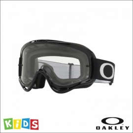 Maschera OAKLEY XS O FRAME Nero lente chiara MINICROSS