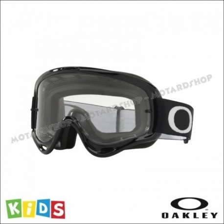 Maschera OAKLEY XS O FRAME Nero lente chiara MINICROSS