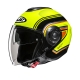 Casco JET HJC i40N LINIA giallo moto da strada scooter