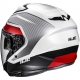 Casco JET HJC i31 TEVIS bianco rosso moto da strada scooter