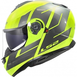 Casco Apribile Modulare LS2 FF908 STROBE II CODE lucido HV grigio moto strada granturismo