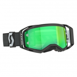 MASCHERA SCOTT PROSPECT 2.0 lente a specchio verde nero e bianco motocross enduro dh