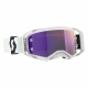 MASCHERA SCOTT PROSPECT 2.0 lente a specchio viola bianca e nera motocross enduro dh