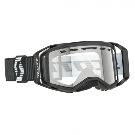 MASCHERA SCOTT PROSPECT 2.0 ENDURO lente trasparente nera e bianca motocross enduro dh