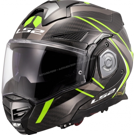 Casco Modulare LS2 FF901 ADVANT X  FUTURE 2 fibra carbonio  Moto granturismo