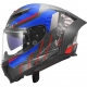 Casco Integrale LS2 FF807 DRAGON TRAX CARBON blu rosso moto da strada 