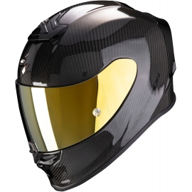 Casco SCORPION EXO-R1 EVO CARBON AIR nero moto strada 