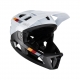 Leatt Casco MTB 2.0 ENDURO bianco nero mentoniera rimovibile Mtb Enduro Freeride