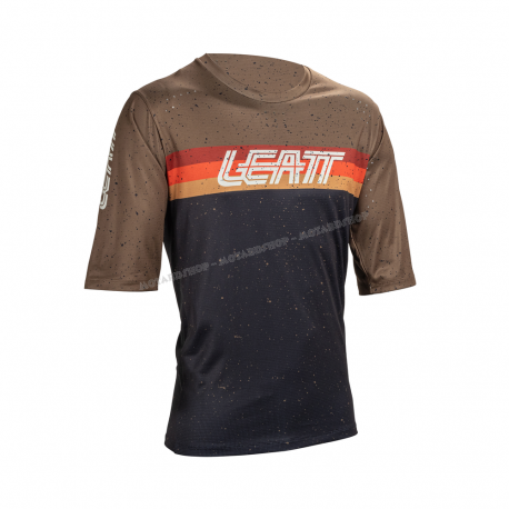 LEATT maglia MTB ENDURO 3.0 nero marrone cross country